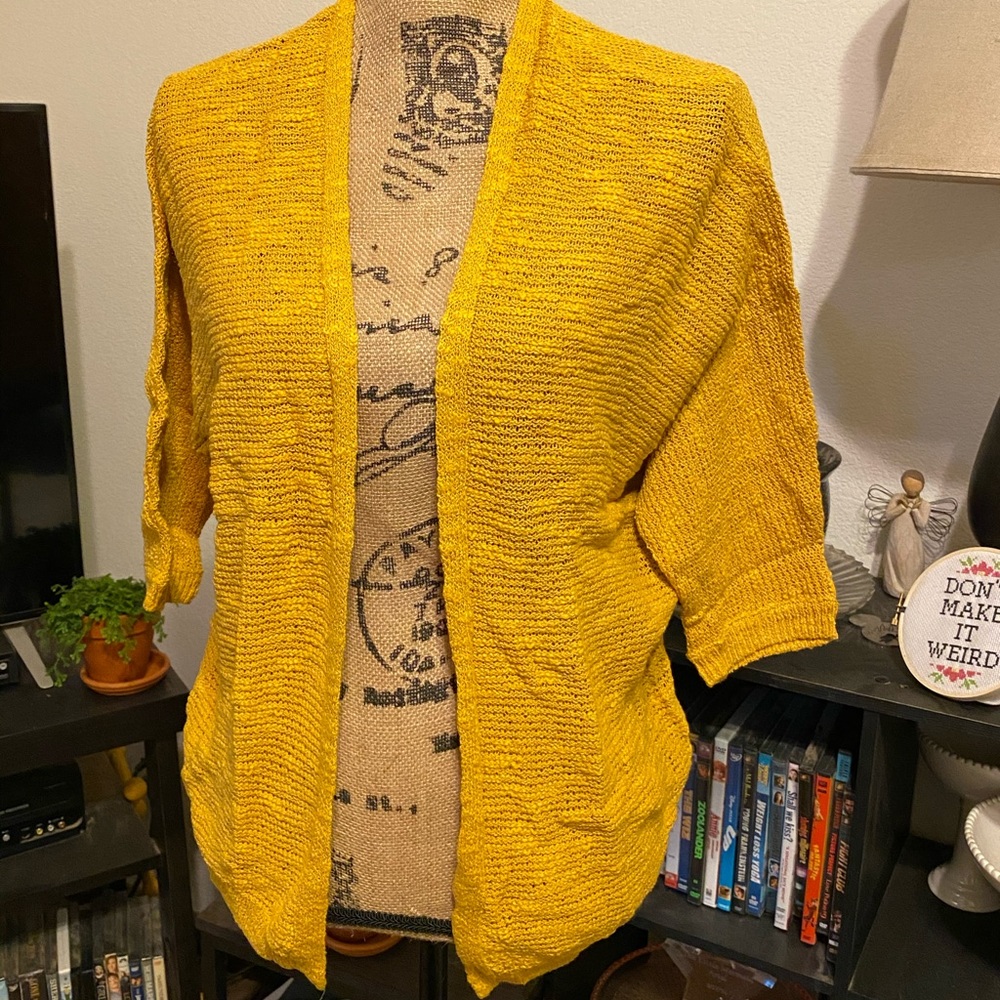 NWT Old Navy Mustard Cardigan